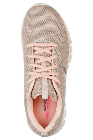 Roza ženski športni copati Skechers Graceful Twisted Fortune