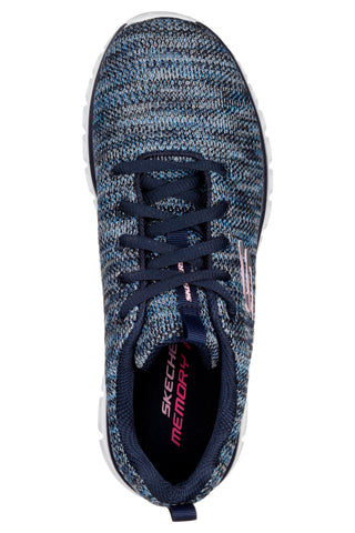Modri ženski superge Skechers Graceful Twisted Fortune