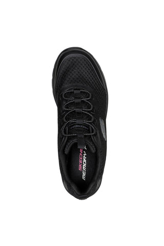 Črne ženske superge Slip-On Skechers Dynamight 2.0-Social Orbit