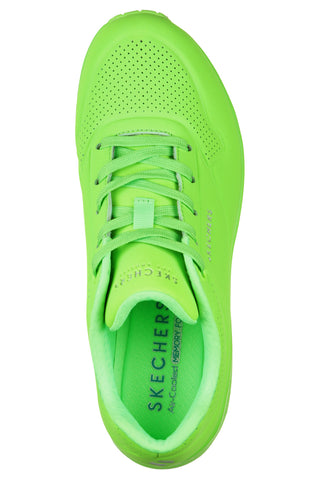 Zelene ženske superge Skechers Uno-Night Shades