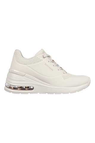 Bež superge s platformo Skechers Million Air