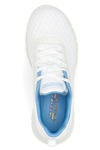 Bele športne superge Skechers Bobs B Flex-Quick Pivot