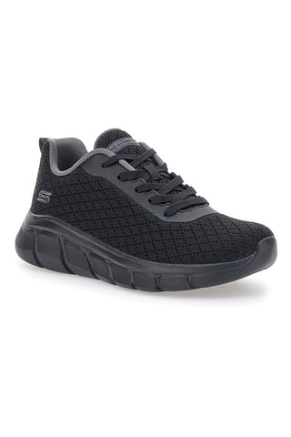 Črni športni copati iz mrežastega materiala Skechers Bobs B Flex - Quick Pivot
