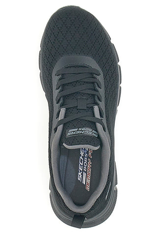 Črni športni copati iz mrežastega materiala Skechers Bobs B Flex - Quick Pivot