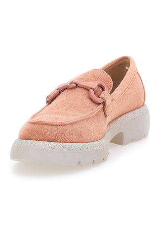 Pastelno roza mokasini z zaponko Le Havre Paris 230053