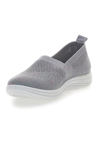 Sive superge Slip On z okraski Me & Me 090243