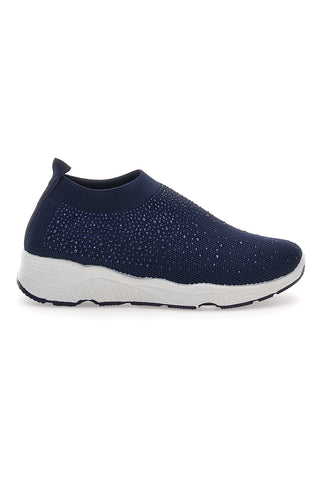 Modre superge Slip On z okraski Me & Me 090264