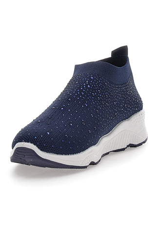 Modre superge Slip On z okraski Me & Me 090264