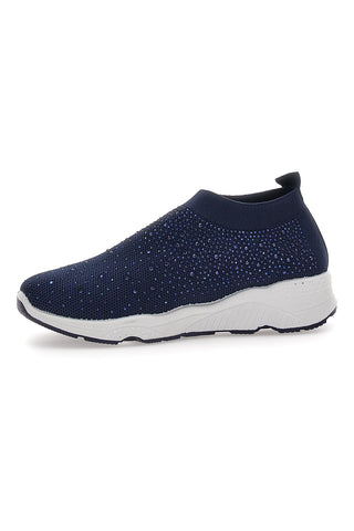 Modre superge Slip On z okraski Me & Me 090264