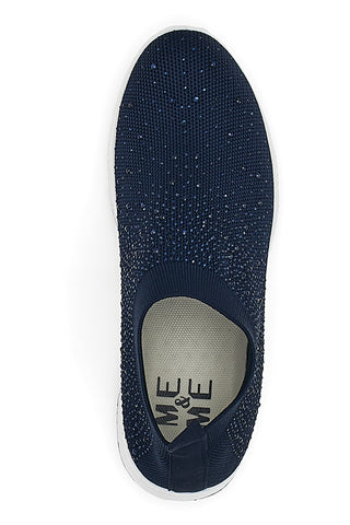 Modre superge Slip On z okraski Me & Me 090264
