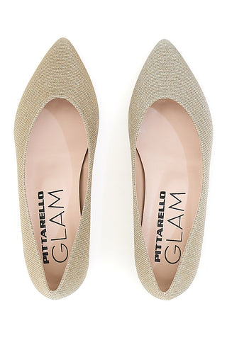 Balerine Oro a Punta Pittarello Glam 3890