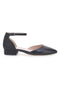 Črne balerinke z zapestnico Pittarello Glam 3885