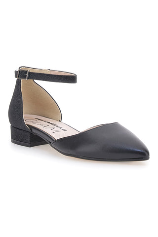 Črne balerinke z zapestnico Pittarello Glam 3885