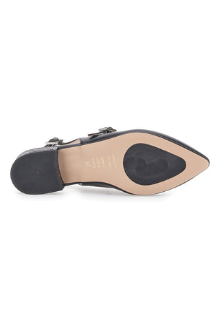 Črne balerine Slingback Pittarello Glam 3888