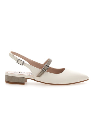 Balerine Panna Slingback Pittarello Glam 3888