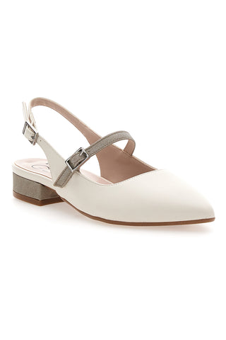 Balerine Panna Slingback Pittarello Glam 3888