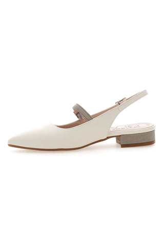 Balerine Panna Slingback Pittarello Glam 3888