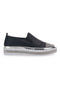 Sneakers Slip-On s črnimi okraski Cafè Cost 23015