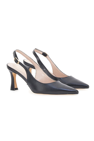 Črni čevlji s peto Pittarello Glam 3359