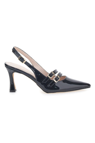 Črni lakasti čevlji Mary Jane Pittarello Glam 3591