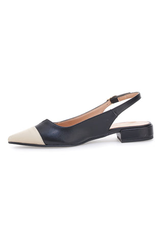Črne balerinke Slingback Pittarello Must Have 233412