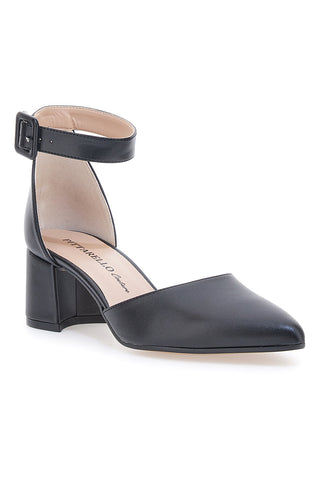 Črne čevlje z zaponko Pittarello Couture 8017
