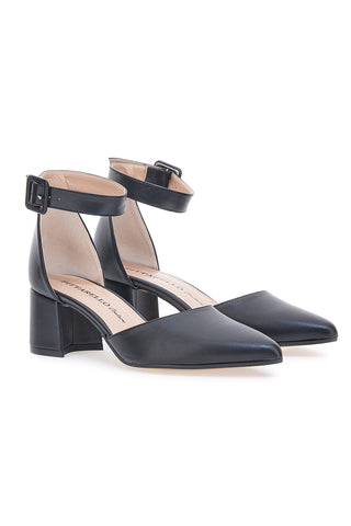 Črne čevlje z zaponko Pittarello Couture 8017