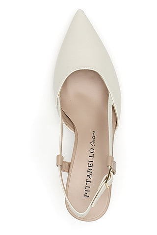 Décolleté Slingback Panna Pittarello Couture 506P