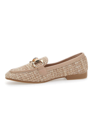 Mokasini Khaki z zlatim zaponko Top First Lady 462