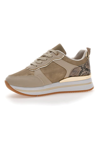 Superge s platformo Beige Prima Riga 424