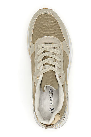 Superge s platformo Beige Prima Riga 424