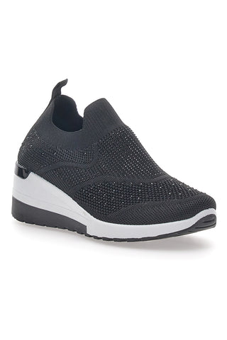Črni slip-on superge Prima Riga 433
