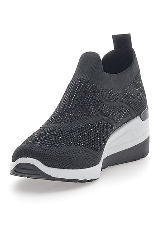 Črni slip-on superge Prima Riga 433