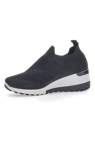 Črni slip-on superge Prima Riga 433