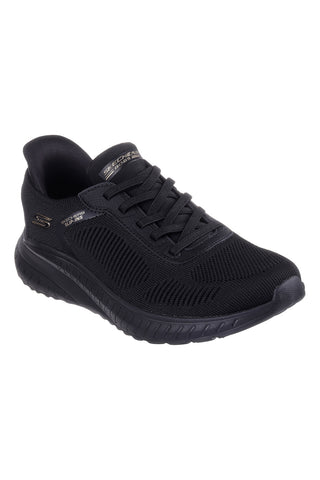 Črni veganski športni copati Skechers Bob Squad Chaos Current Muse