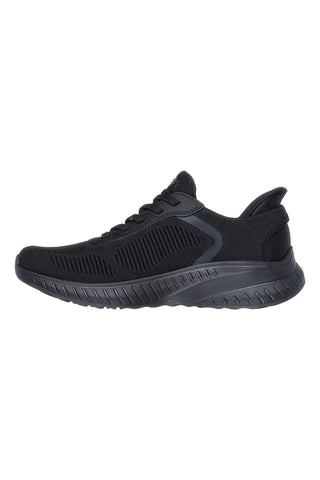 Črni veganski športni copati Skechers Bob Squad Chaos Current Muse