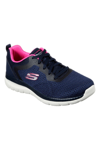 Modri in roza športni copati SKECHERS Bountiful - Quick Path