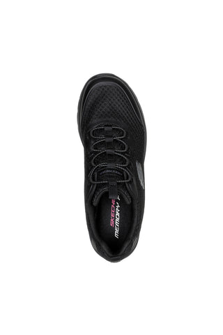 Črni športni copati z Memory Form Skechers Dynamight 2 Social Orbit