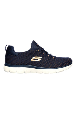 Modri športni copati s podplatom Memory Foam SKECHERS SUMMITS-BRIGHT BEZEL