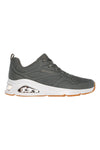 Superge Olive Green Skechers Tres-Air Uno Ah-mazing