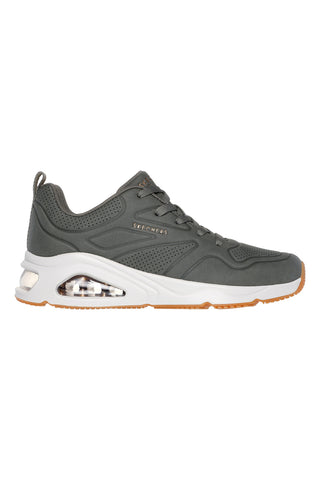 Superge Olive Green Skechers Tres-Air Uno Ah-mazing