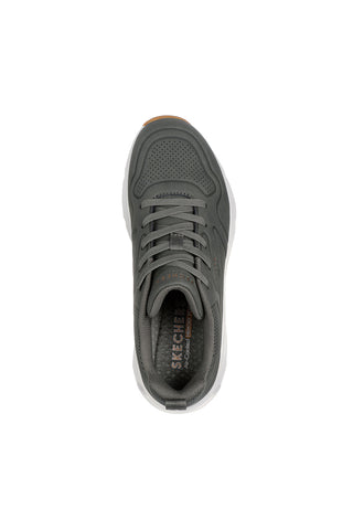 Superge Olive Green Skechers Tres-Air Uno Ah-mazing