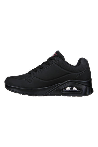 Črni superge z večbarvnimi srčki Skechers Uno Highlight Love