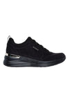 Črni superge s platformo SKECHERS BILLION 2 PRISSY N PLUSH