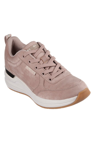 Roza superge z belo platformo SKECHERS BILLION 2 PRISSY N PLUSH