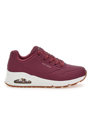 Violetne ženske superge Skechers Uno-Stand on Air z belo podplatom
