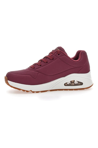 Violetne ženske superge Skechers Uno-Stand on Air z belo podplatom