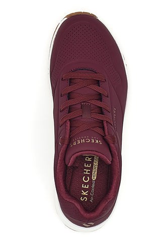 Violetne ženske superge Skechers Uno-Stand on Air z belo podplatom
