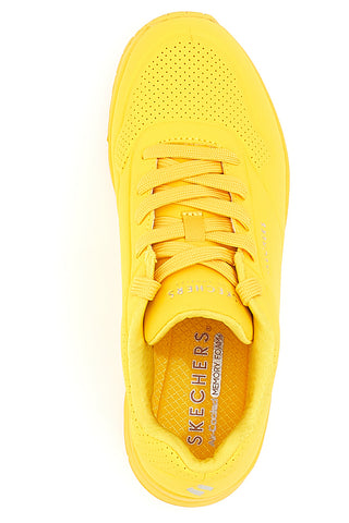 Rumene ženske superge Skechers Uno-Stand on Air