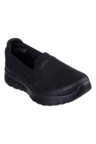Črni veganski superge Slip On SKECHERS GRACEFUL LEANING IN